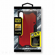 【iPhoneXS/X ケース】耐衝撃ハイブリッドケース「MEGA BLOCK」 レッド