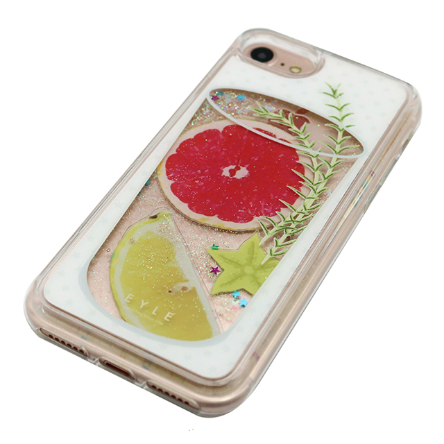 【iPhoneSE(第3/2世代)/8/7/6s/6 ケース】Glitter Case (カクテル グレープフルーツ)サブ画像