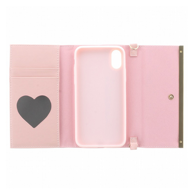 【iPhoneXS/X ケース】【Lucy】チェーン付レター型ケース (ピンク)goods_nameサブ画像