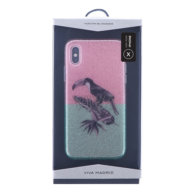 【iPhoneXS/X ケース】シェル型ケース/グリッター/Tropico Collection (Toucan Wild)サブ画像