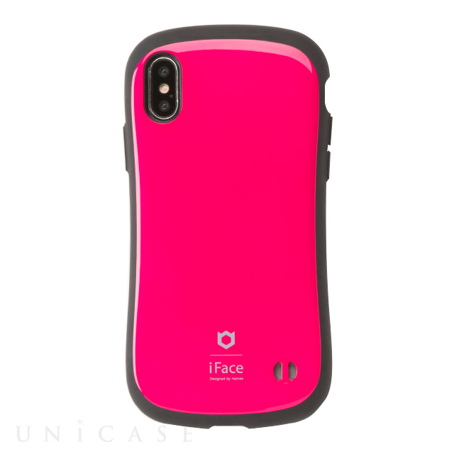 【iPhoneXS/X ケース】iFace First Classケース (ホットピンク)