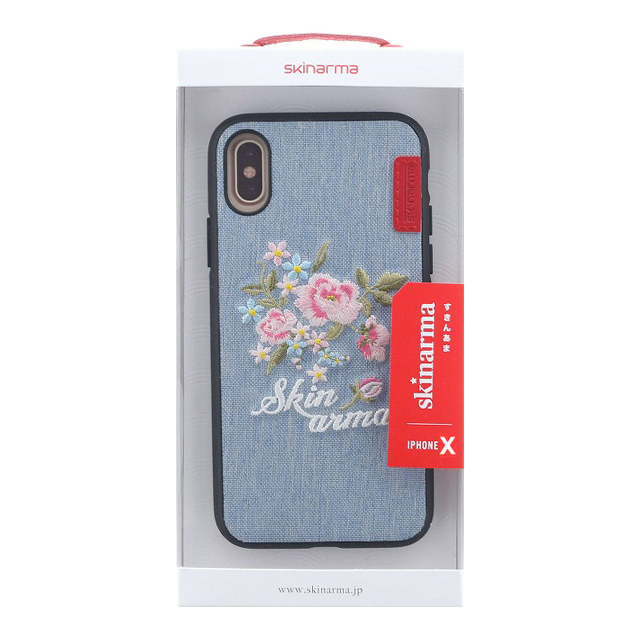 【iPhoneXS/X ケース】シェルケース/ハンドメイド刺繍/Wildling Collection (Carnation)goods_nameサブ画像