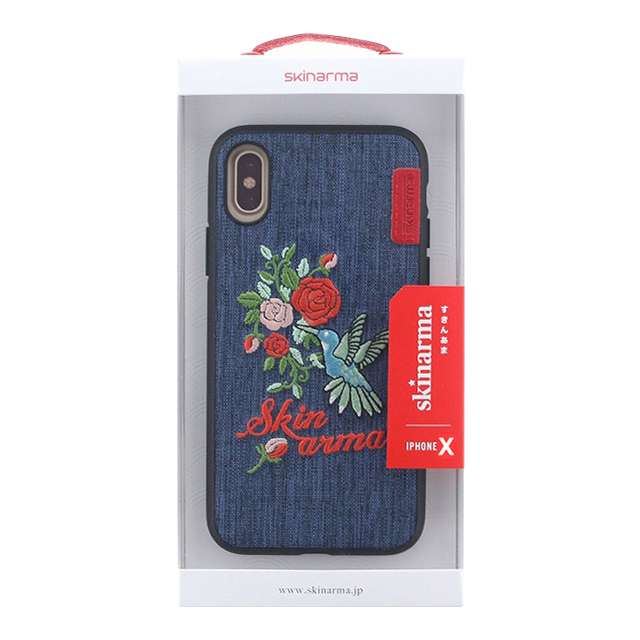 【iPhoneXS/X ケース】シェルケース/ハンドメイド刺繍/Wildling Collection (Hummingbird)goods_nameサブ画像