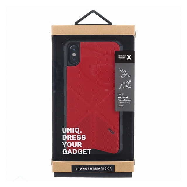 【iPhoneXS/X ケース】シェル型ケース/タフPU/Transforma Rigor/Coral (Red)サブ画像