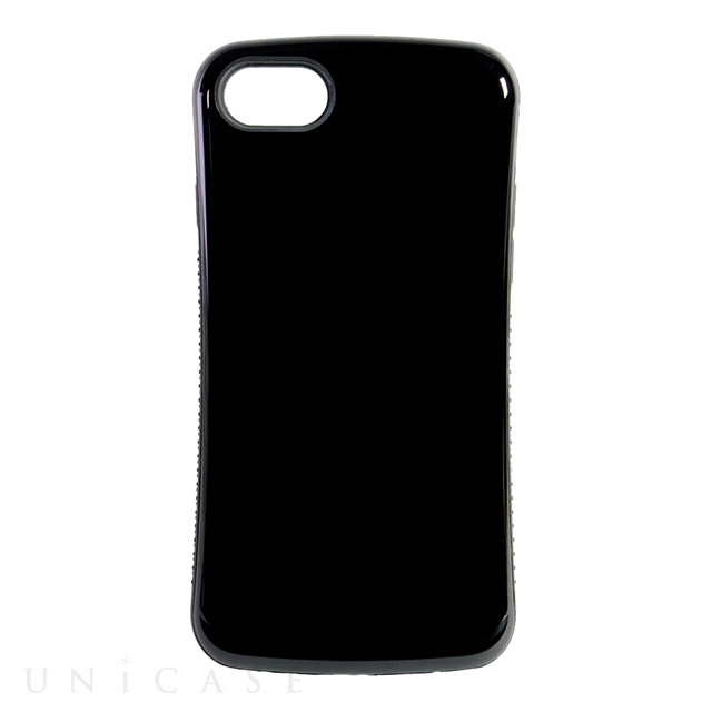 【iPhone8/7 ケース】背面 ハイブリット(TPU x PC） (ブラック)