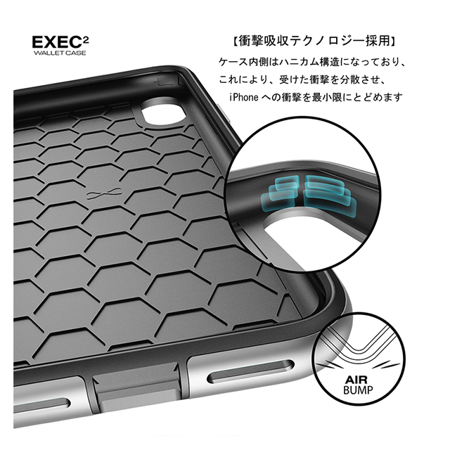 【iPhoneXS/X ケース】EXEC2 (Black)サブ画像