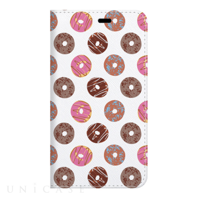 【iPhoneXS/X ケース】手帳型ケース (Delicious donuts)