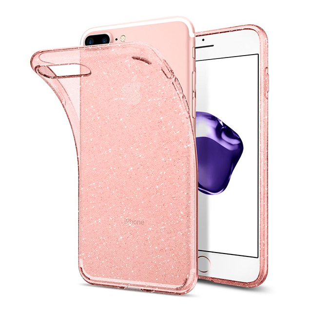 【iPhone8 Plus/7 Plus ケース】Liquid Crystal Glitter (Rose Quartz)goods_nameサブ画像