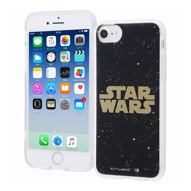 【iPhone8/7/6s/6 ケース】スター・ウォーズ/TPUソフトケース (メタルドローイング/ゴールドロゴ)サブ画像