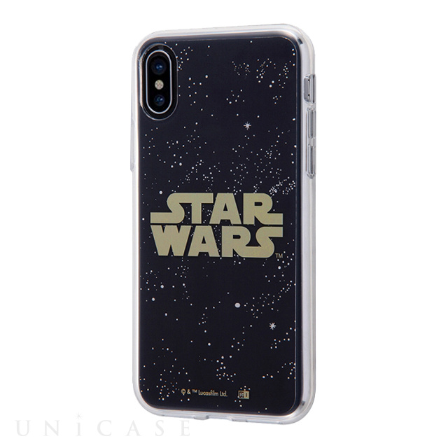 Iphonexs X ケース スター ウォーズ Tpuソフトケース メタルドローイング ゴールドロゴ 画像一覧 Unicase