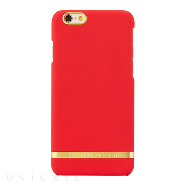 【iPhone6s/6 ケース】R＆F Classic (Satin/Red)