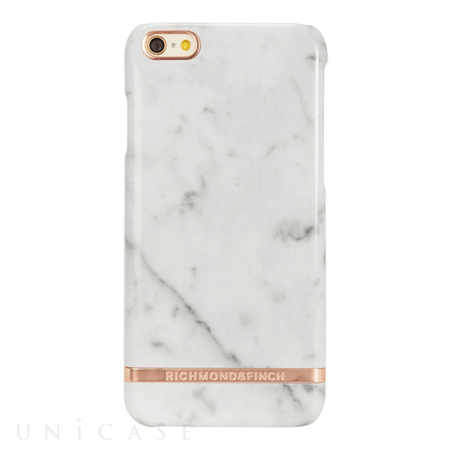 【iPhone6s/6 ケース】R＆F Classic (White Marble/Rose)