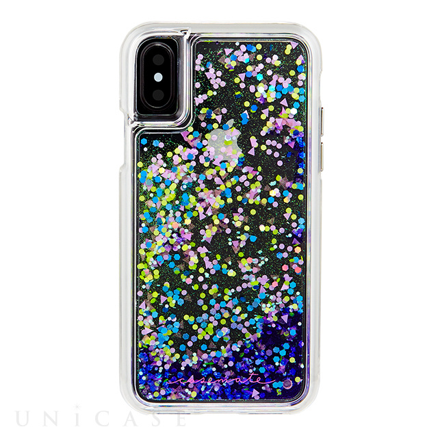 【iPhoneXS/X ケース】Waterfall Case (Glow Purple)