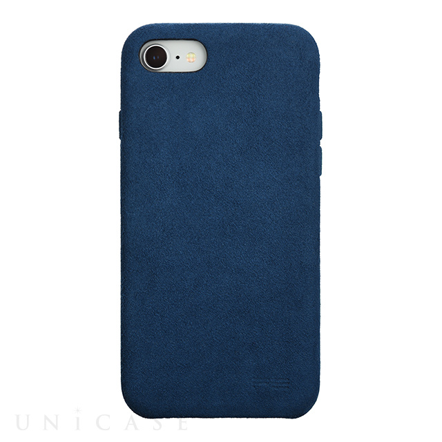 【iPhone8/7 ケース】Ultrasuede Air jacket (Blue)