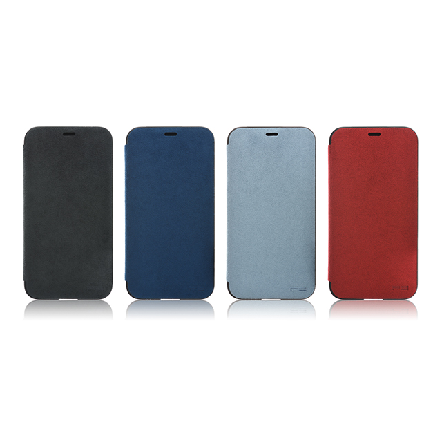 【iPhoneX ケース】Ultrasuede Flip Case (Asphalt)goods_nameサブ画像