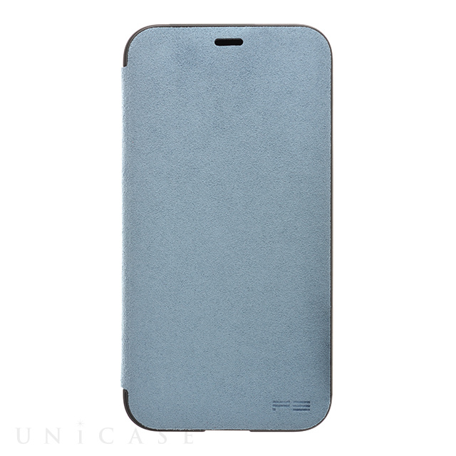 【iPhoneX ケース】Ultrasuede Flip Case (Sky)