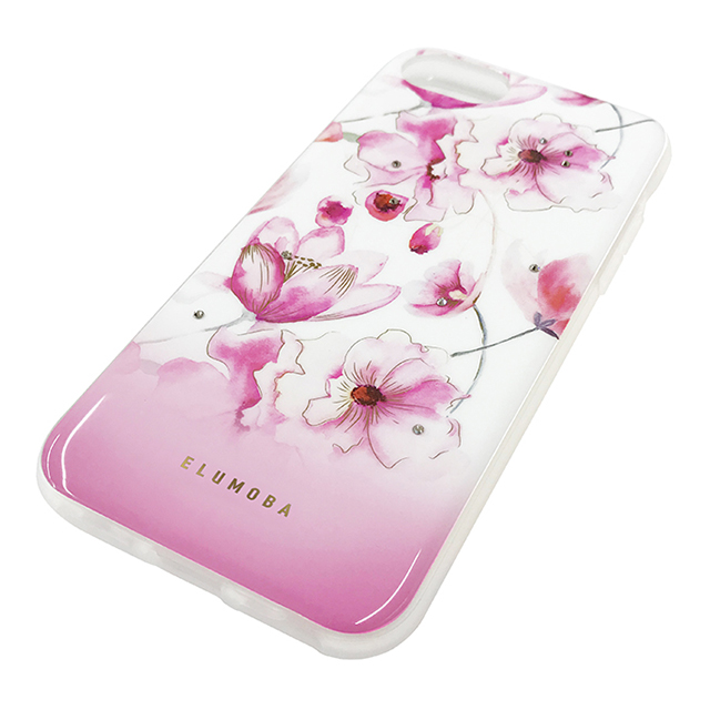 【iPhoneSE(第2世代)/8/7/6s/6 ケース】ELUMOBA fleurs roses caseサブ画像