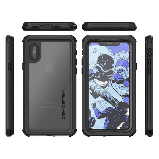 【iPhoneX ケース】Nautical (Black)サブ画像