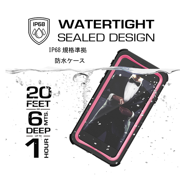 【iPhone8 Plus ケース】Nautical (Pink)サブ画像