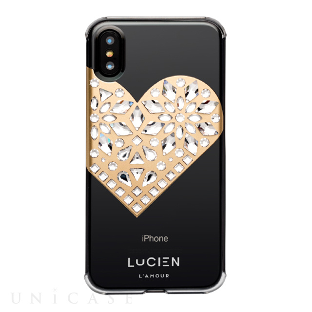 【iPhoneXS/X ケース】L’AMOUR SPECTRUM Case (Gold)