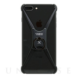 【iPhone8 Plus/7 Plus ケース】X Ring (ALL BLACK)