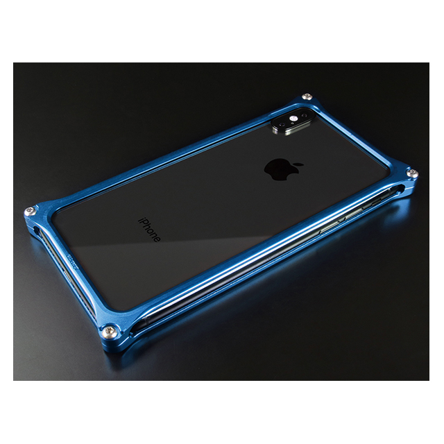 【iPhoneXS/X ケース】ソリッドバンパー (ブルー)サブ画像