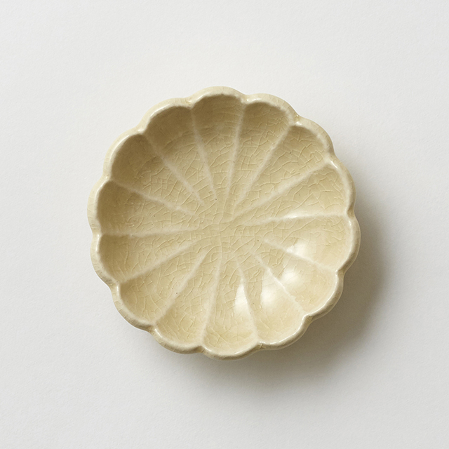 HANAEMI MAMEZARA SUNA / 花笑み豆皿 砂色サブ画像