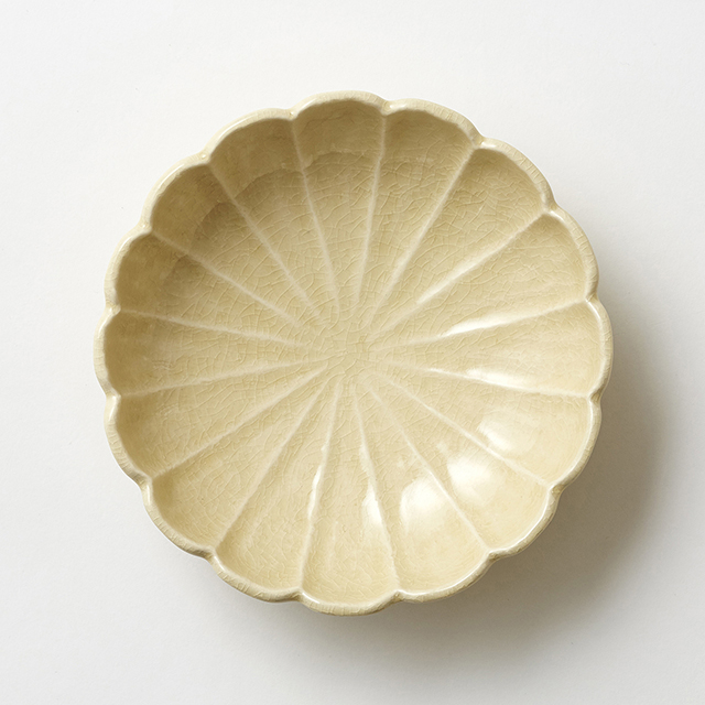 HANAEMI MORIBACHI SUNA / 花笑み 盛鉢 砂色サブ画像