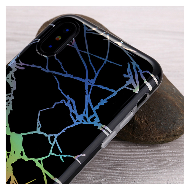 【iPhoneXS/X ケース】Metaric Marble (ブラック)サブ画像