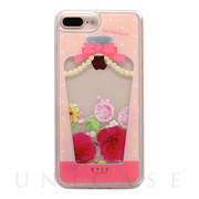 【iPhone8 Plus/7 Plus ケース】Glitter Case (ハーバリウム ピンク)