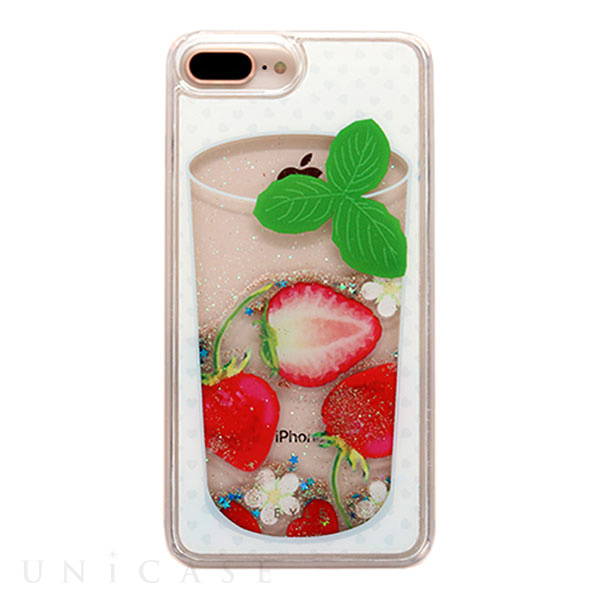 Iphone8 Plus 7 Plus ケース Glitter Case カクテル イチゴ Eyle Iphoneケースは Unicase