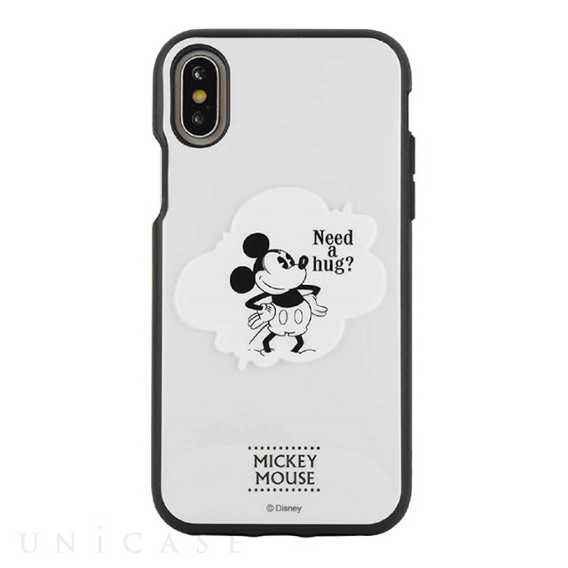 【iPhoneXS/X ケース】ディズニーキャラクター IIII fit 3D/Speech Balloon (ミッキーマウス)