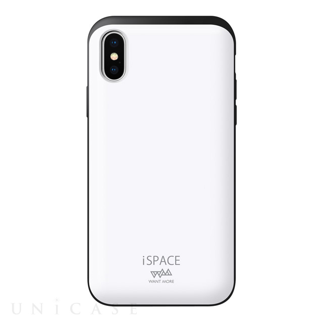 【iPhoneXS/X ケース】iSPACE デザインケース (Color ホワイト)