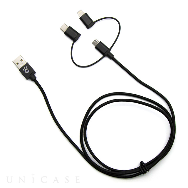 3-in-1 USB Cable (Fabric braided)