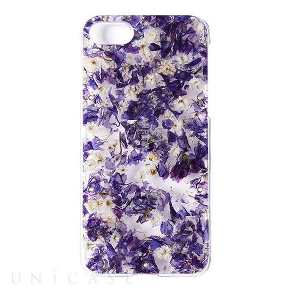 【iPhone8/7 ケース】ACRYLIC FLOWER CASE (BLUE)