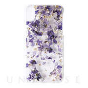 【iPhoneX ケース】ACRYLIC FLOWER CASE (BLUE)