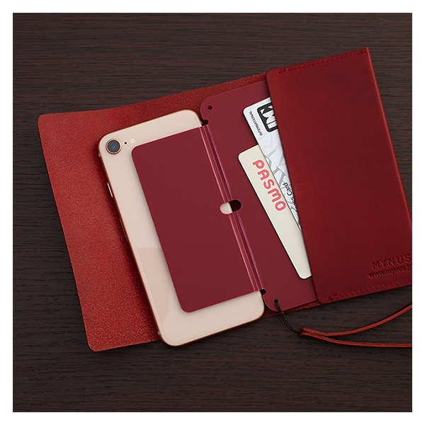 【iPhoneXS/X/8/7/6s/6 ケース】MYNUS TOCHIGI LEATHER CASE 147 (WINE RED)goods_nameサブ画像