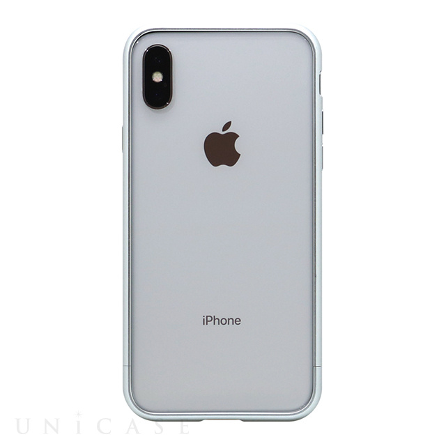 【iPhoneX ケース】METAL BUMPER (PLAIN SILVER)