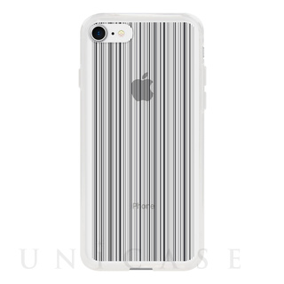 【iPhoneSE(第3/2世代)/8/7 ケース】MONOCHROME CASE for iPhoneSE(第2世代)/8/7 (Thin Stripe Black)