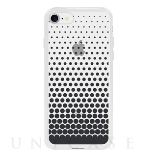 【iPhoneSE(第3/2世代)/8/7 ケース】MONOCHROME CASE for iPhoneSE(第2世代)/8/7 (Gradation Dot Black)