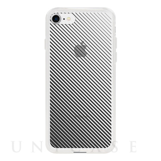 【iPhone8/7 ケース】MONOCHROME CASE for iPhone8/7 (Slash Stripe Black)