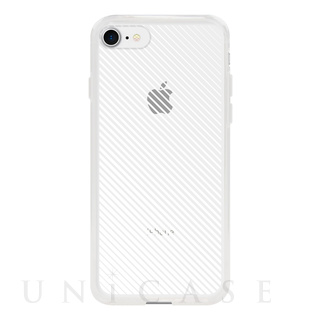 【iPhoneSE(第3/2世代)/8/7 ケース】MONOCHROME CASE for iPhoneSE(第2世代)/8/7 (Slash Stripe White)
