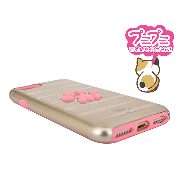 【iPhoneSE(第3/2世代)/8/7/6s/6 ケース】Nikukyu Hybrid Case (Tora Gold)サブ画像