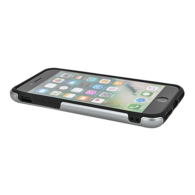 【iPhoneSE(第3/2世代)/8/7/6s/6 ケース】Nikukyu Hybrid Case (Tora Silver)サブ画像