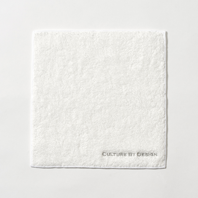 COTTON HANDKERCHIEF TOWEL WHITE/コットンハンカチタオル ホワイトサブ画像