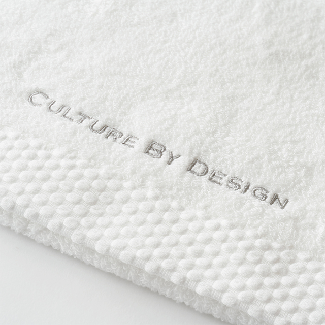 COTTON FACE TOWEL SET WHITE × ROSE SMOKE/コットンフェイスタオル ホワイト×ローズスモーク 2枚セットサブ画像
