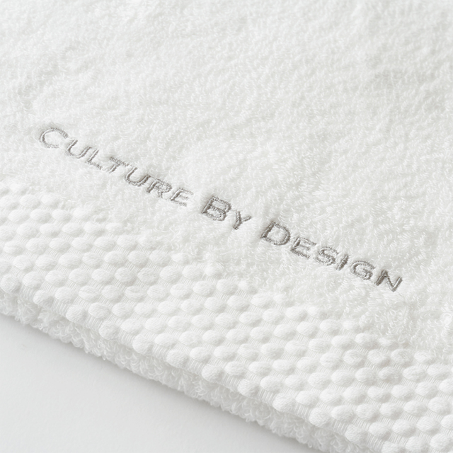 COTTON BATH TOWEL SET PEARL GRAY×WHITE/コットンバスタオル パールグレー×ホワイト 2枚セットgoods_nameサブ画像