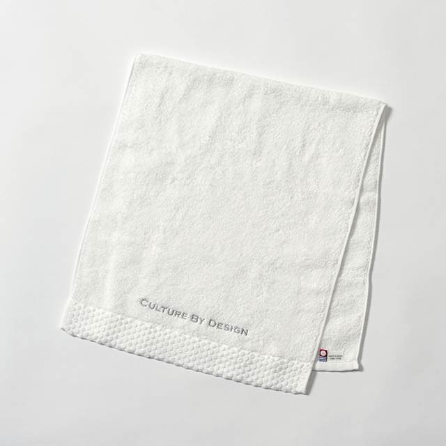 COTTON HAND＆FACE TOWEL SET WHITE/コットンハンカチ＆フェイスタオルセット ホワイトgoods_nameサブ画像