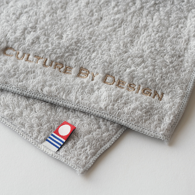 COTTON HAND＆FACE TOWEL SET PEARL GRAY/コットンハンカチ＆フェイスタオルセット パールグレーgoods_nameサブ画像