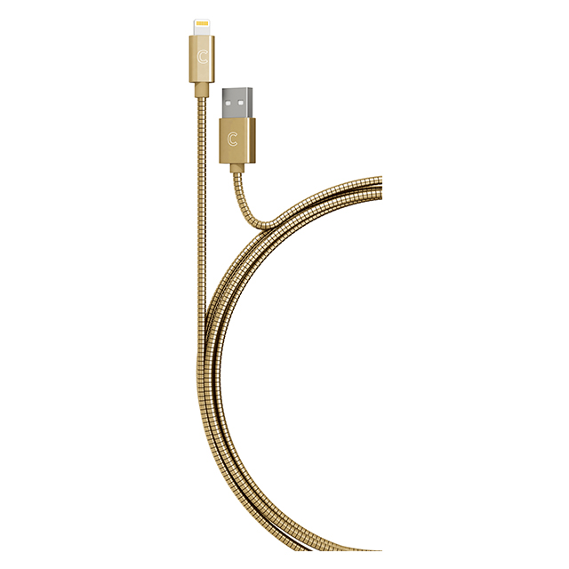 3ft Stainless Steel Lightning Cables (Gold)goods_nameサブ画像